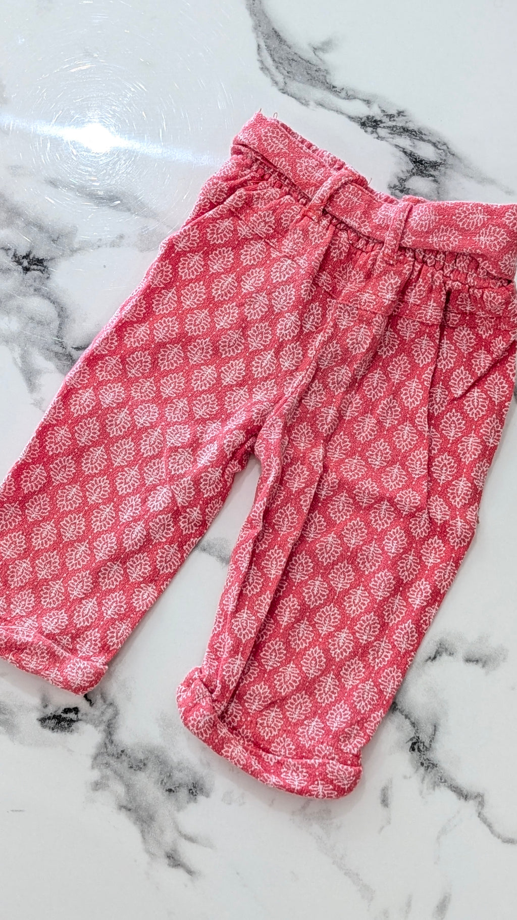 Pantalon Tape à l'Oeil rose - 3 mois