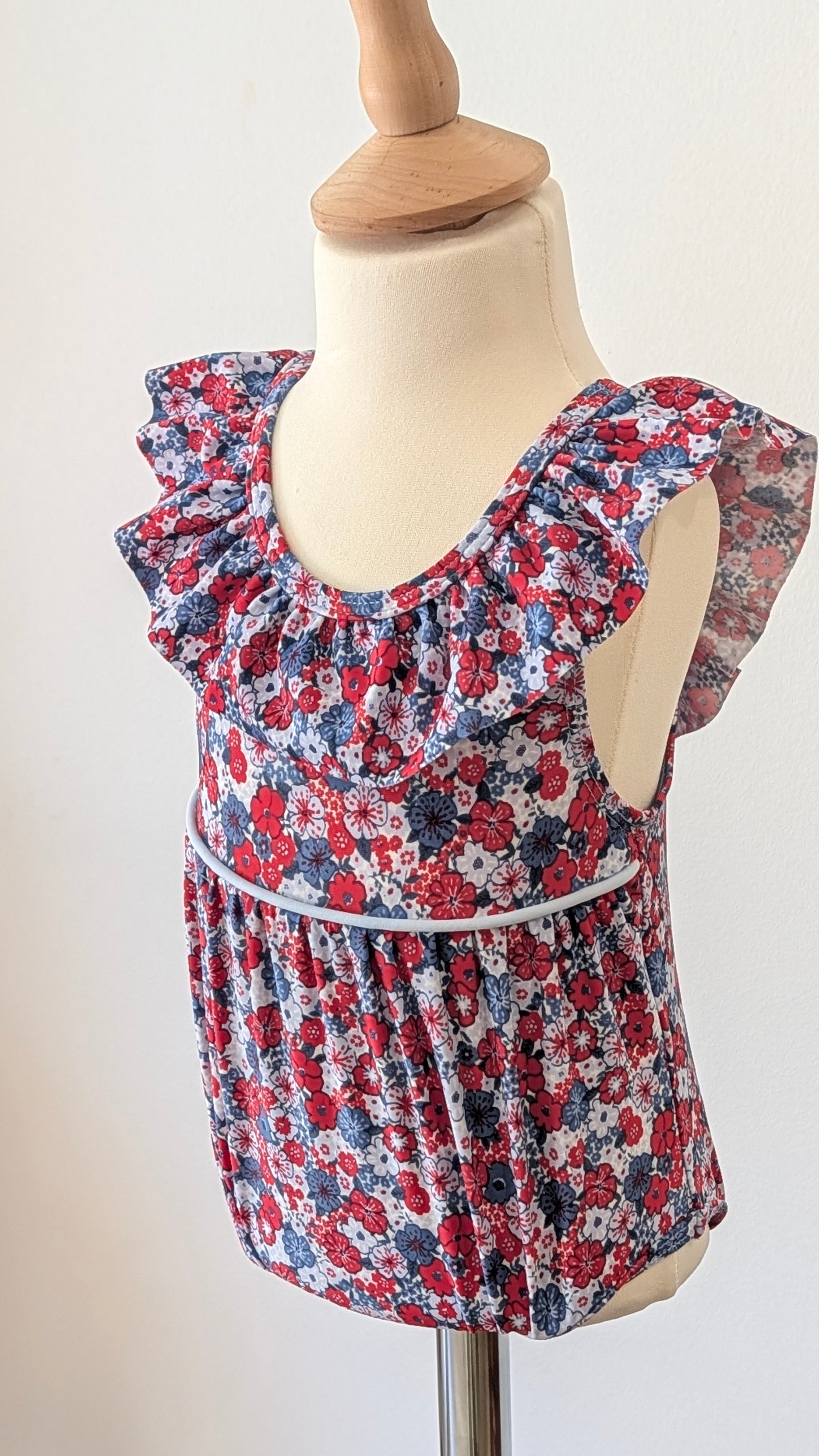 Ensemble maillot + cape de bain. Sergent Major - 6 Mois