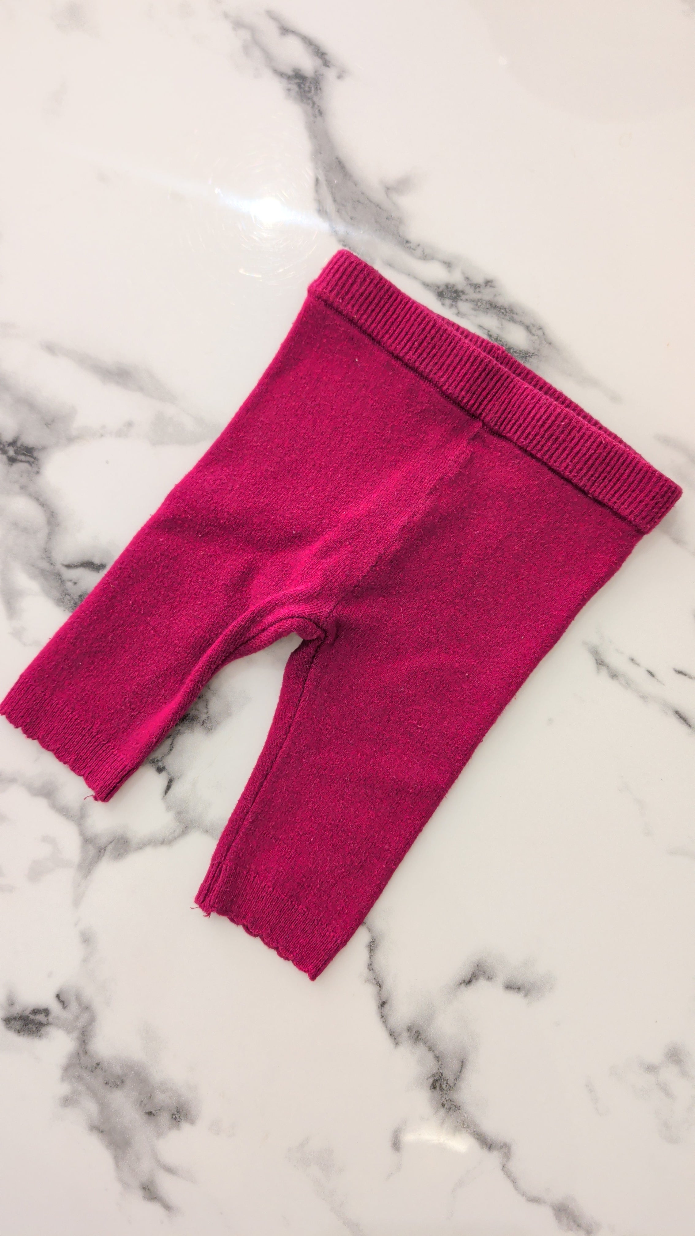 Legging bordeau Obaibi - 3 Mois