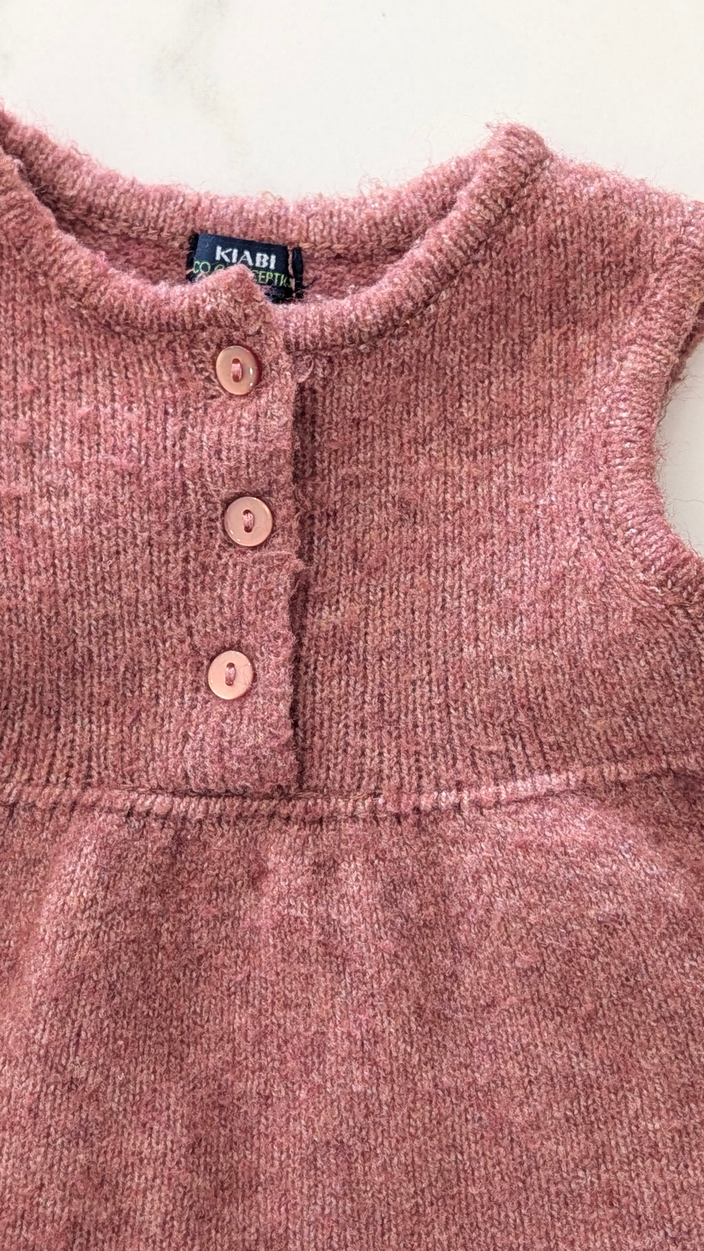 Robe Kiabi brique - 1Mois (55cm)