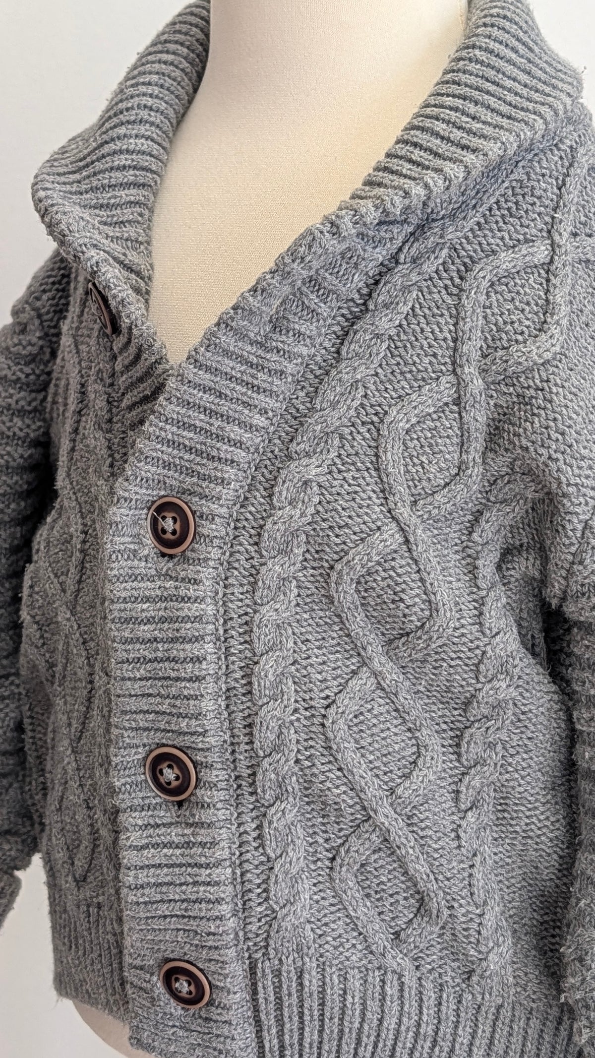 Gilet tricot gris Kiabi - 9 Mois
