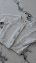 Gilet M&S blanc - 1 Mois