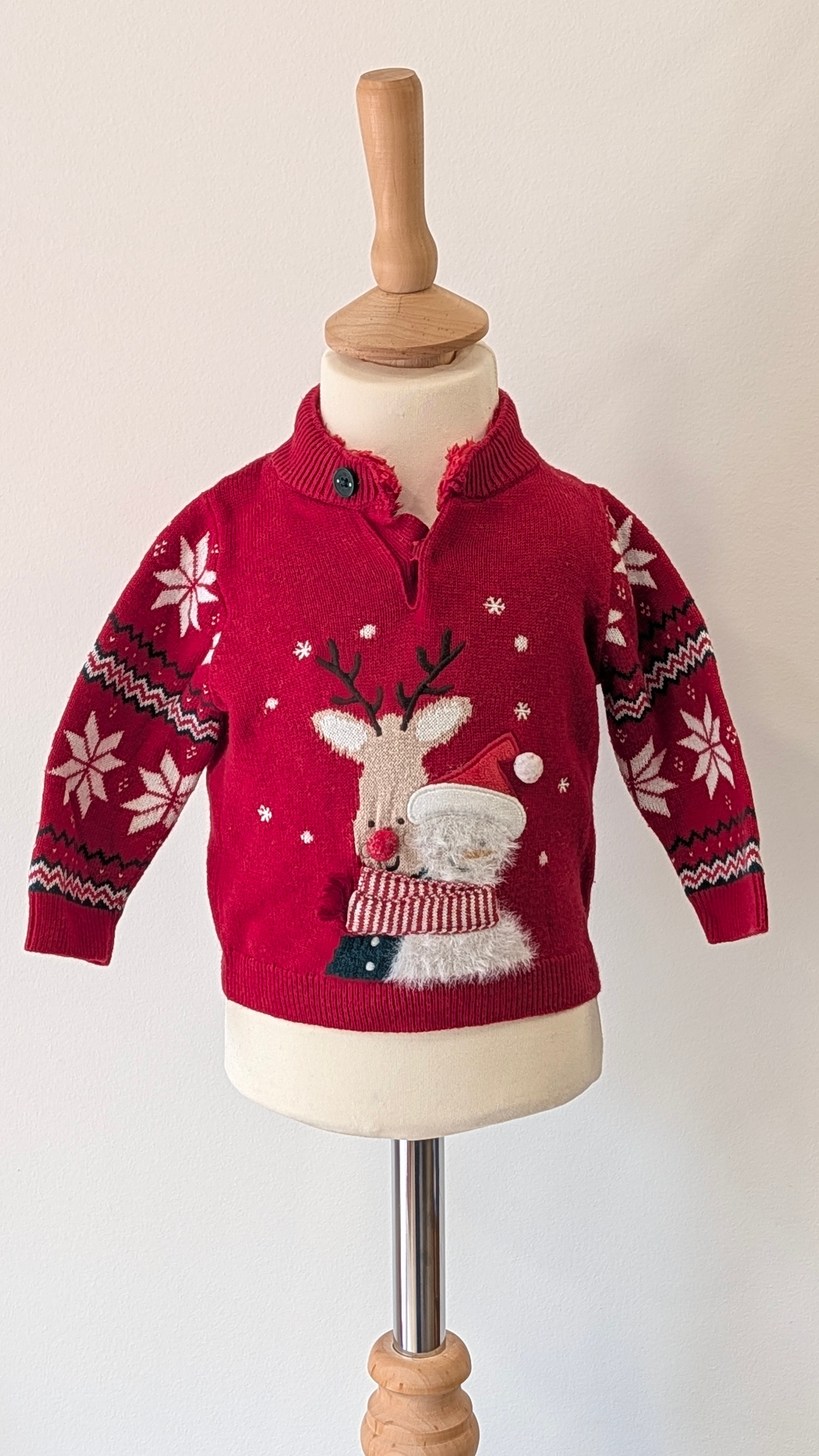 Pull Noël Sergent Major - 3 Mois