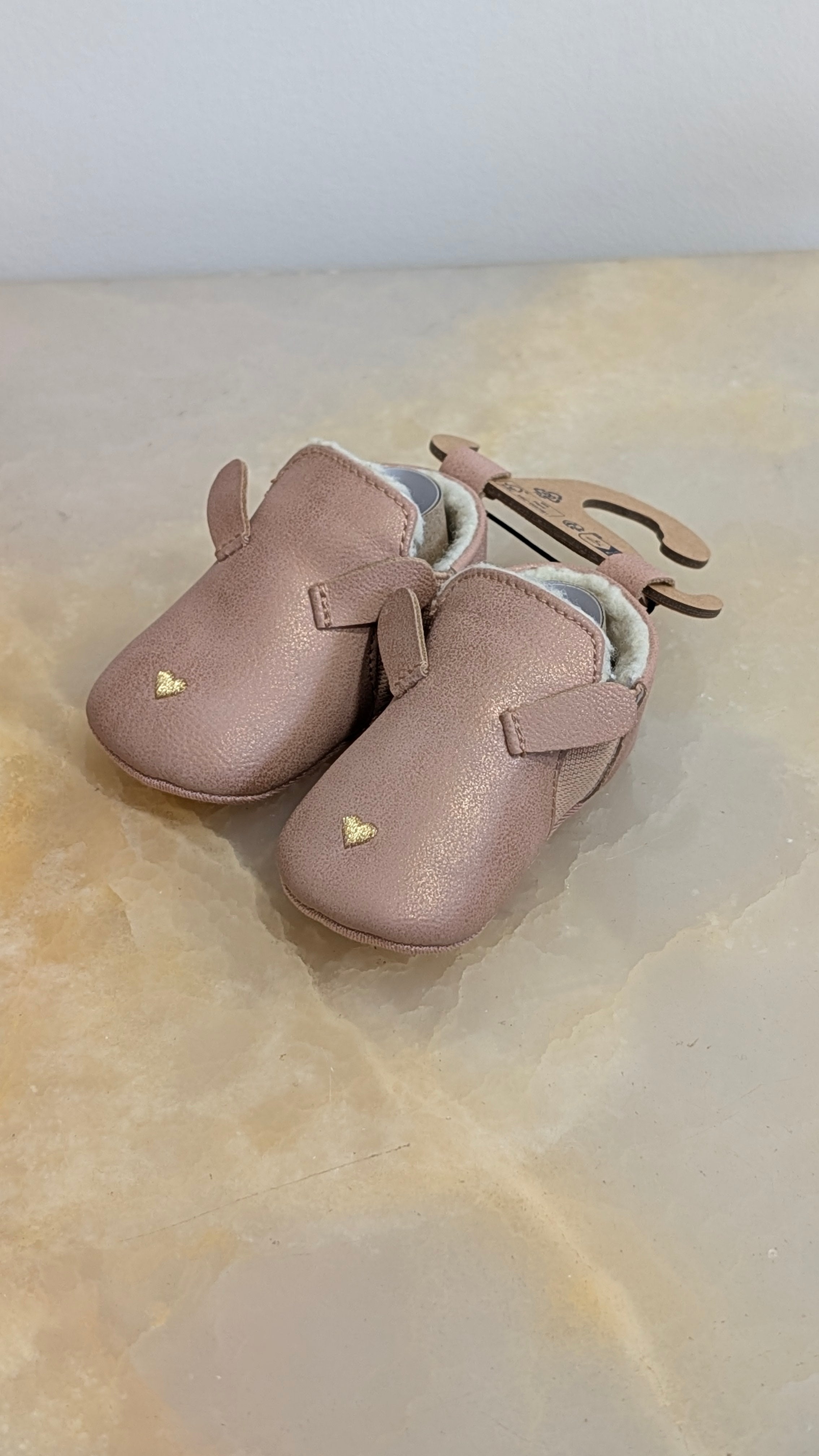 Chaussons Kiabi rose - 3 Mois