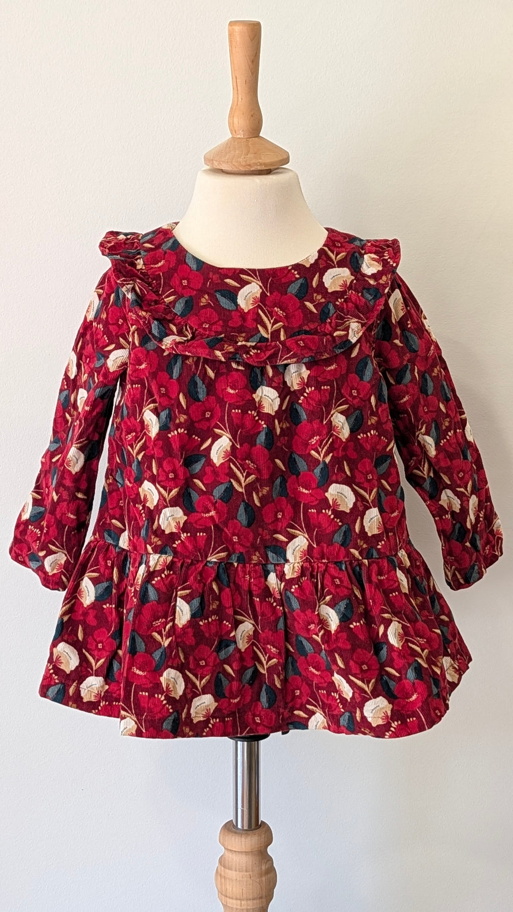Robe Sergent Major rouge - 24 Mois
