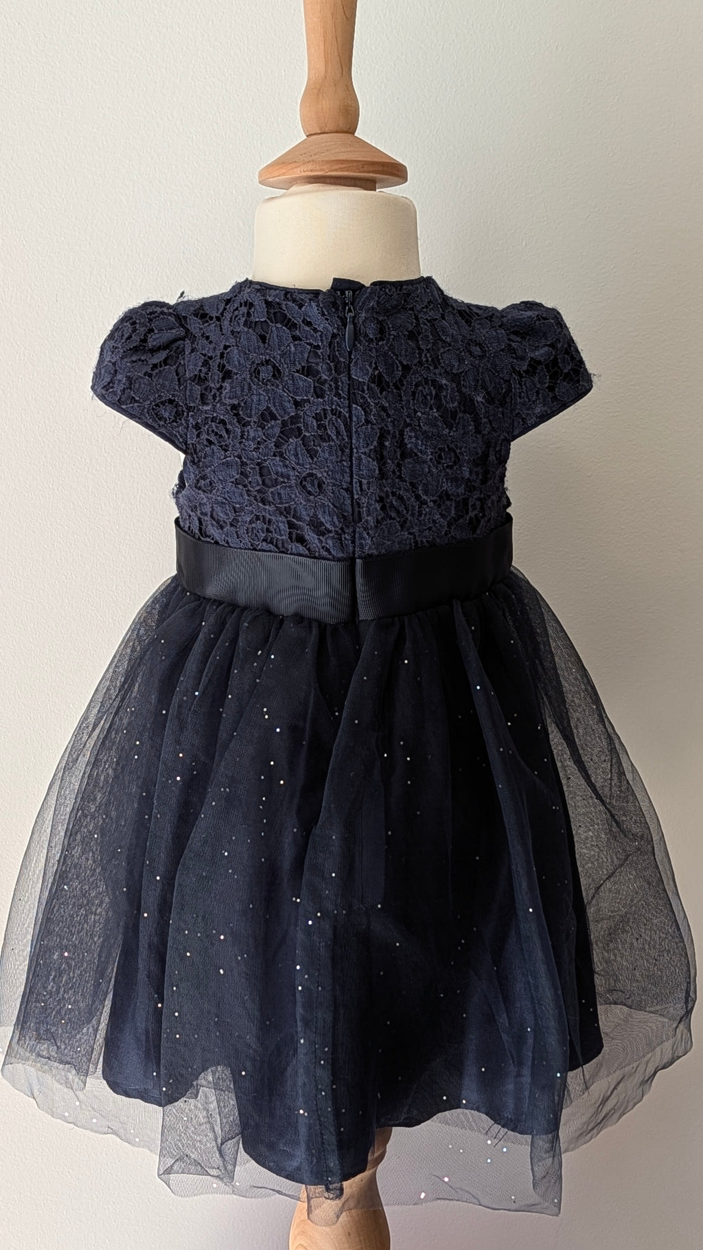 Robe By Kloane bleu nuit - 9 mois
