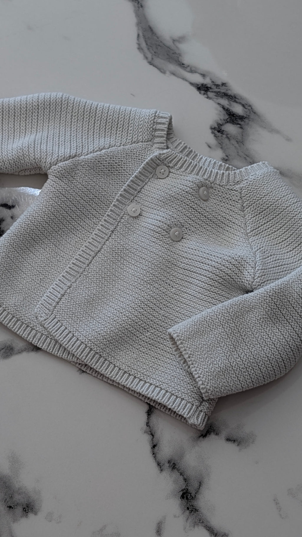 Gilet Obaibi blanc - 1 Mois