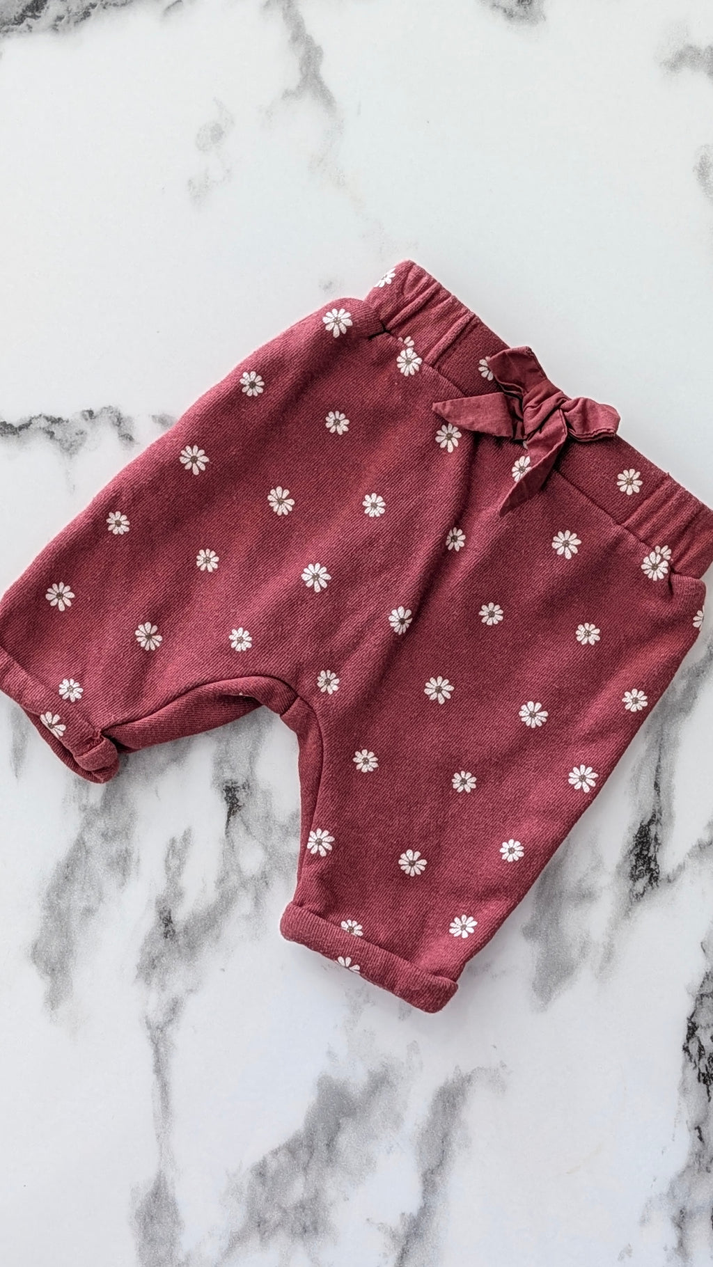 Pantalon marguerites Kiabi - 1Mois (55cm)