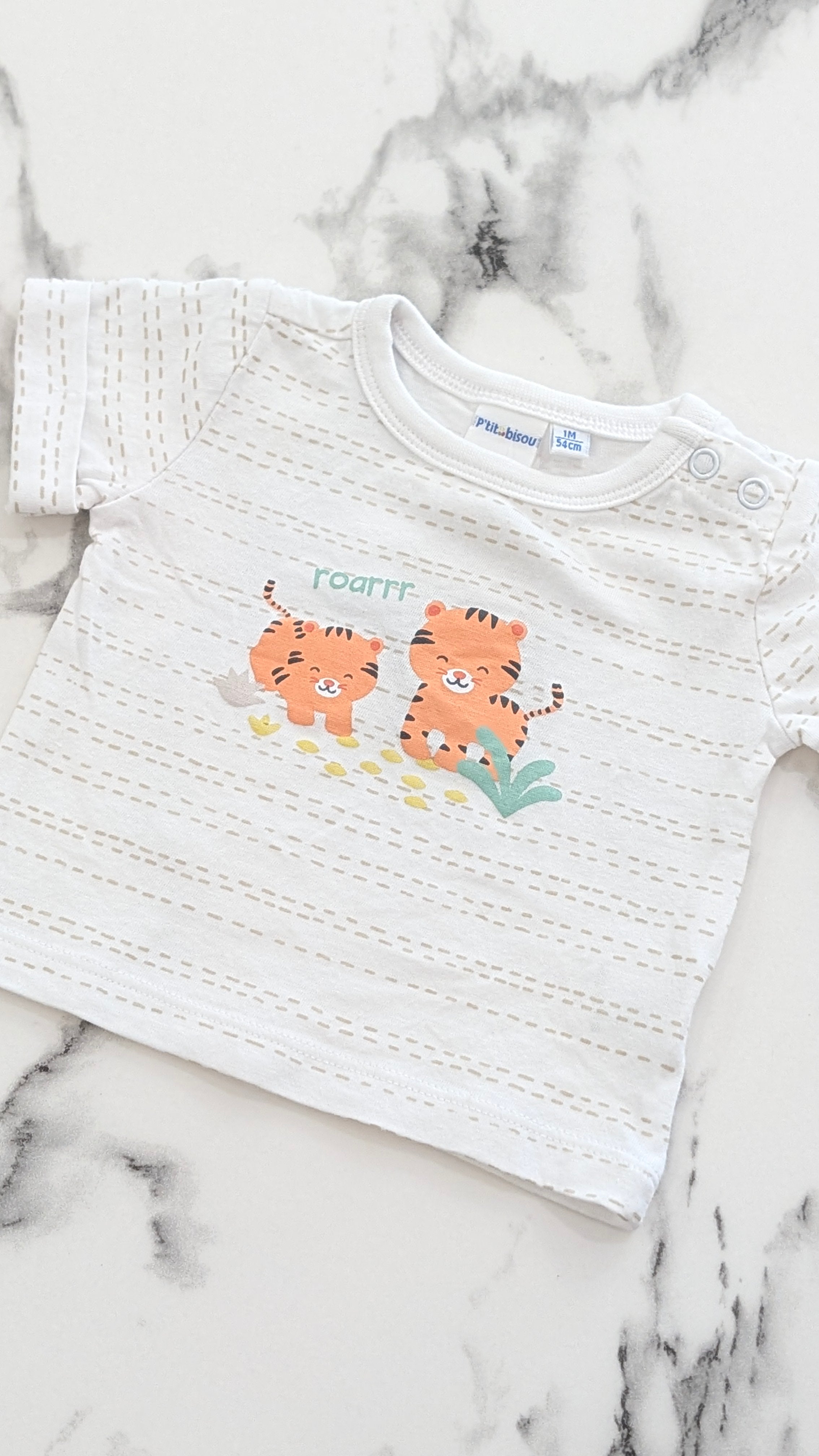 Tee-shirt P'tit Bisou - 1Mois