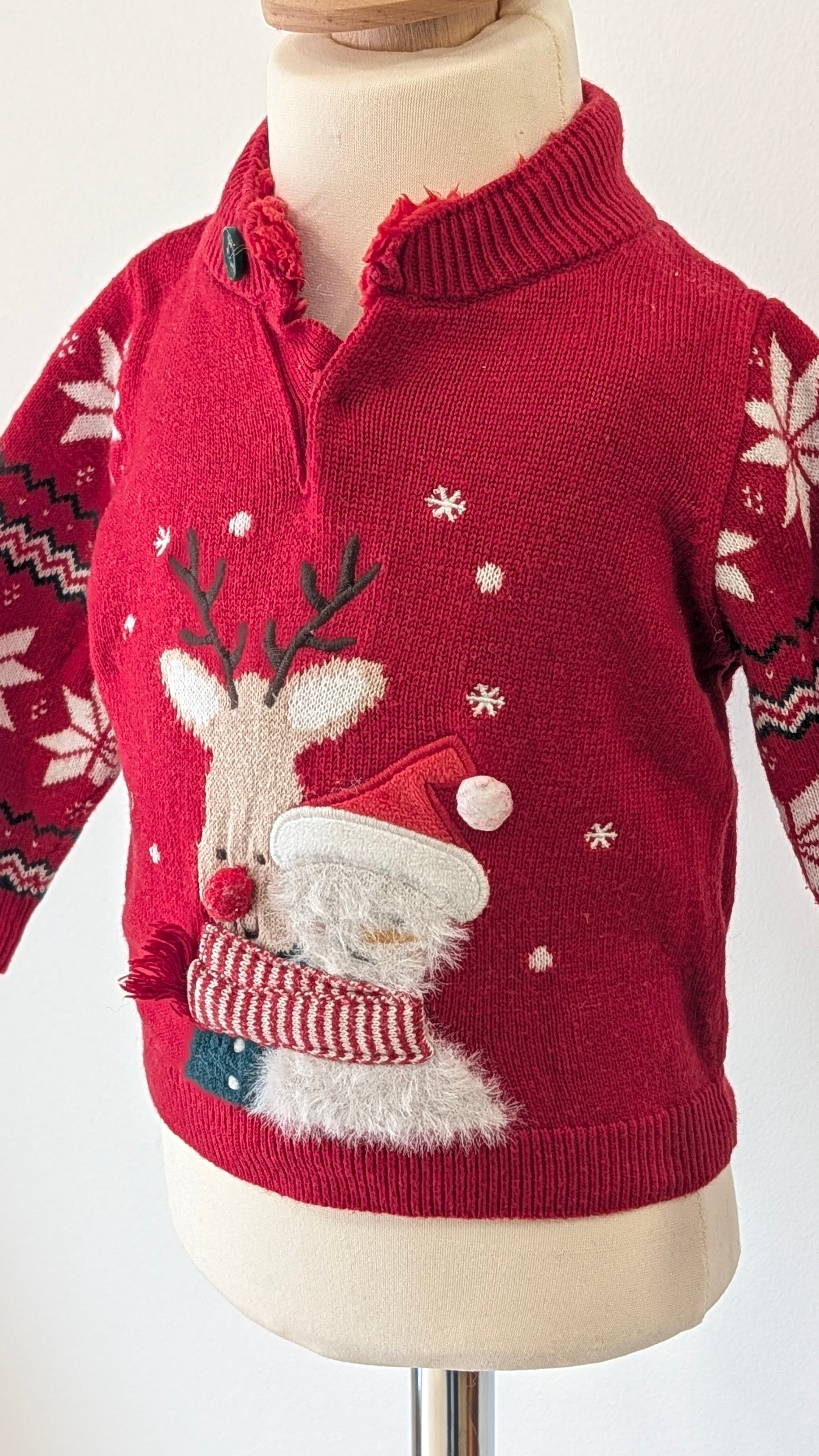 Pull Noël Sergent Major - 3 Mois