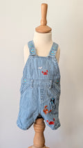 Salopette short jeans Baby Club - 3 Mois