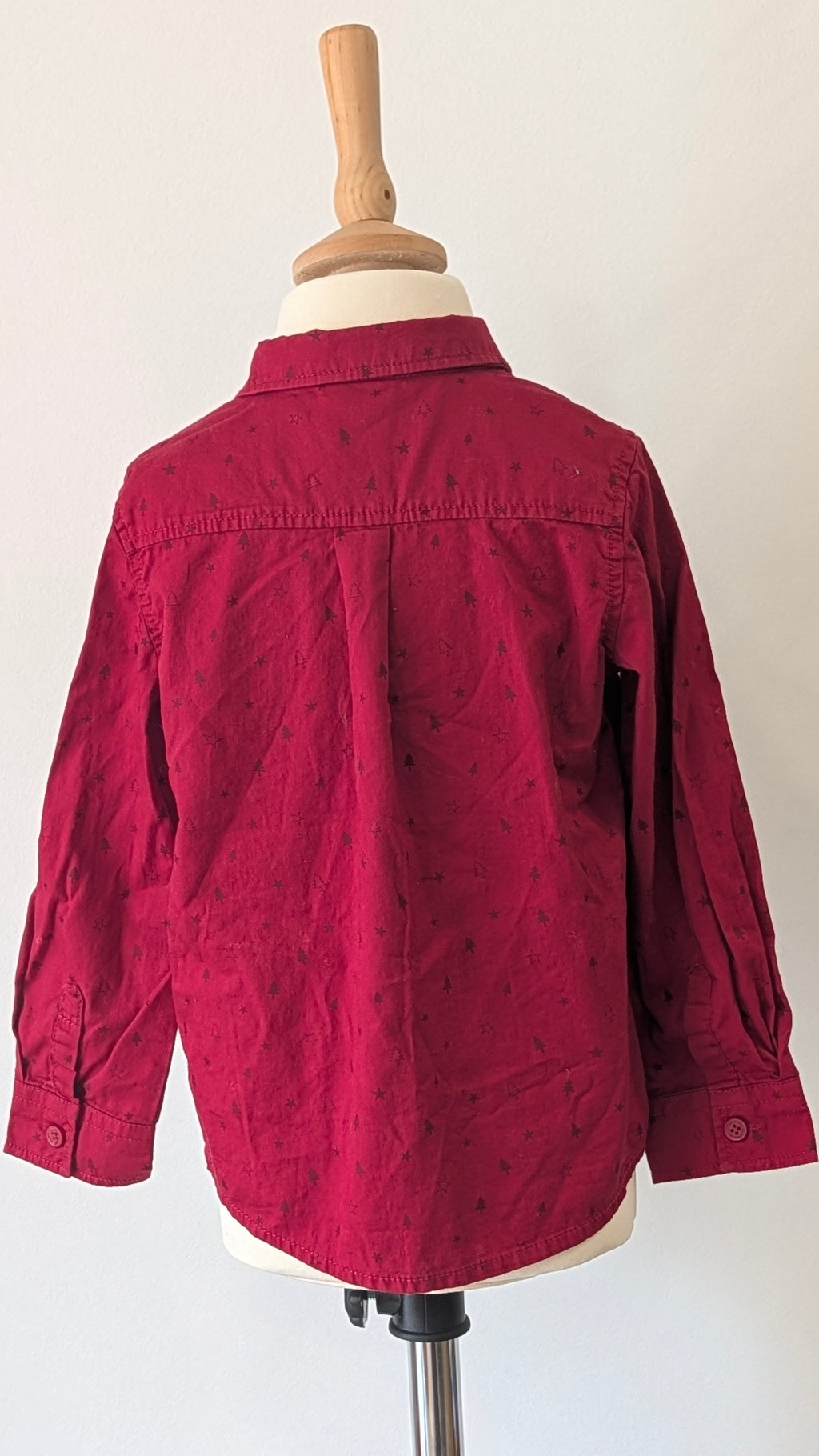 Chemise Tape à l'oeil sapin rouge - 36 Mois