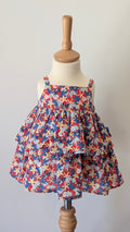 Robe Sergent Major fleurs - 3 Mois