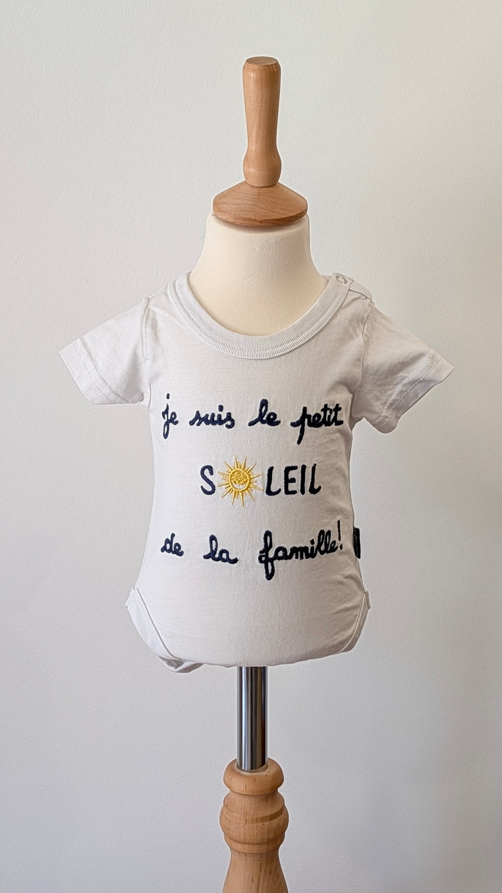 Body Coton Blanc - 6 mois