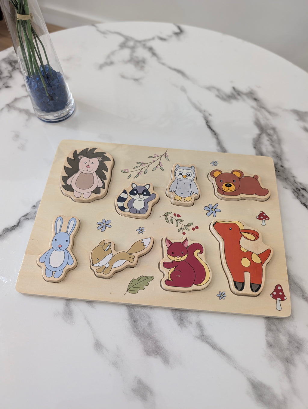 Puzzle forme en bois - 2 ans+