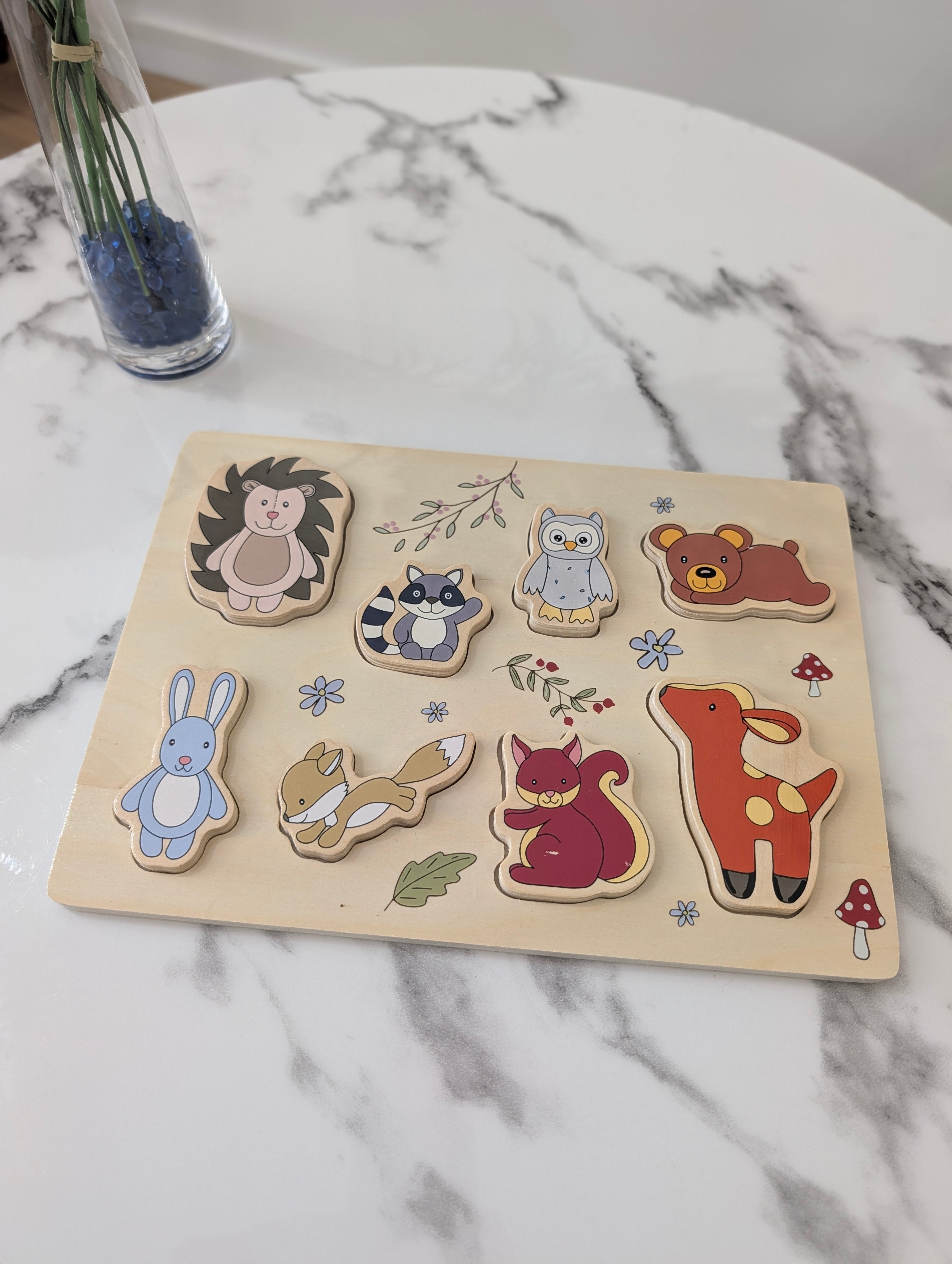 Puzzle forme en bois - 2 ans+