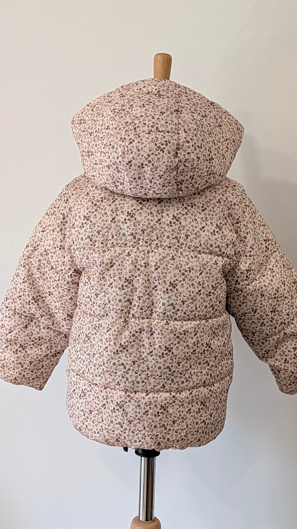 Doudoune H&M fleurs - 24 Mois
