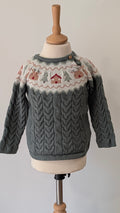 Pull Noël C&A vert - 24 Mois