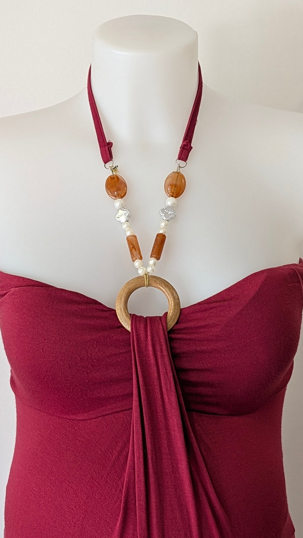 Robe bordeau