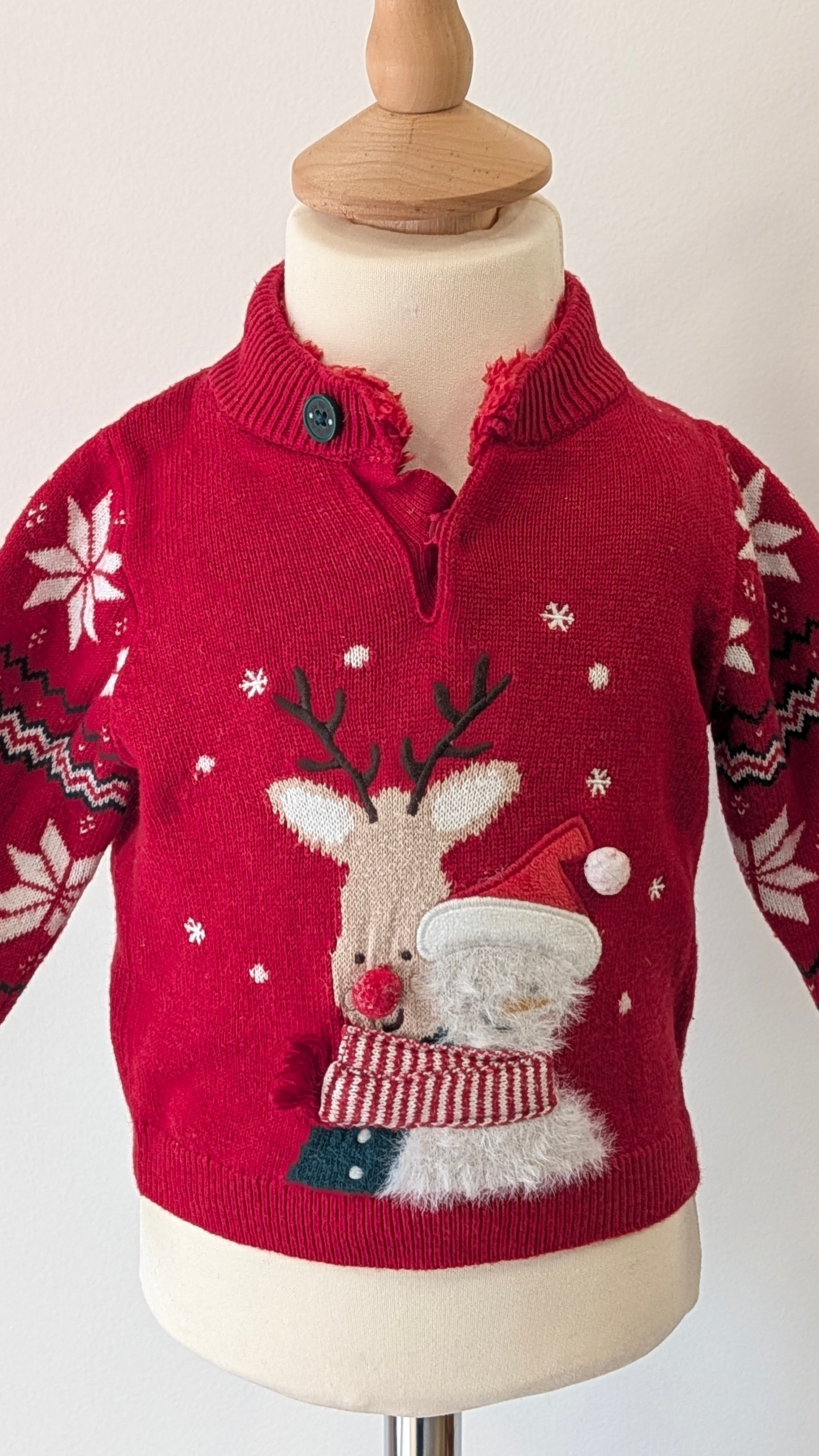 Pull Noël Sergent Major - 3 Mois