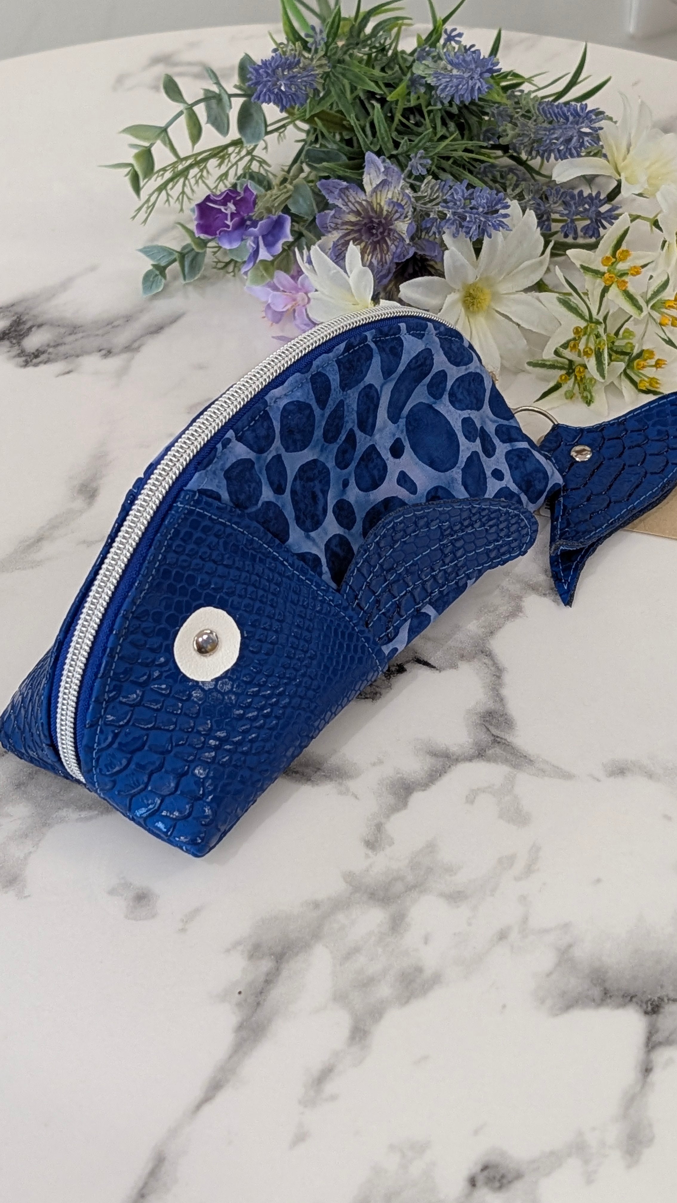 Trousse Poisson Bleu