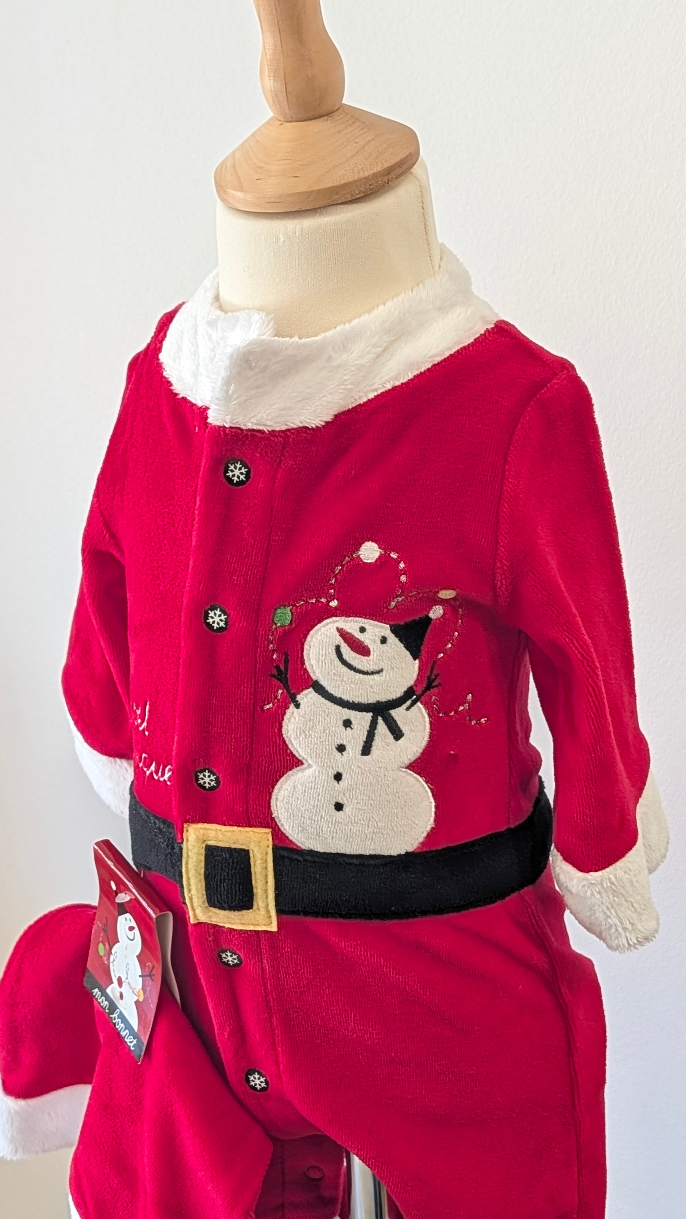 Costume Noël avec bonnet - 3 Mois