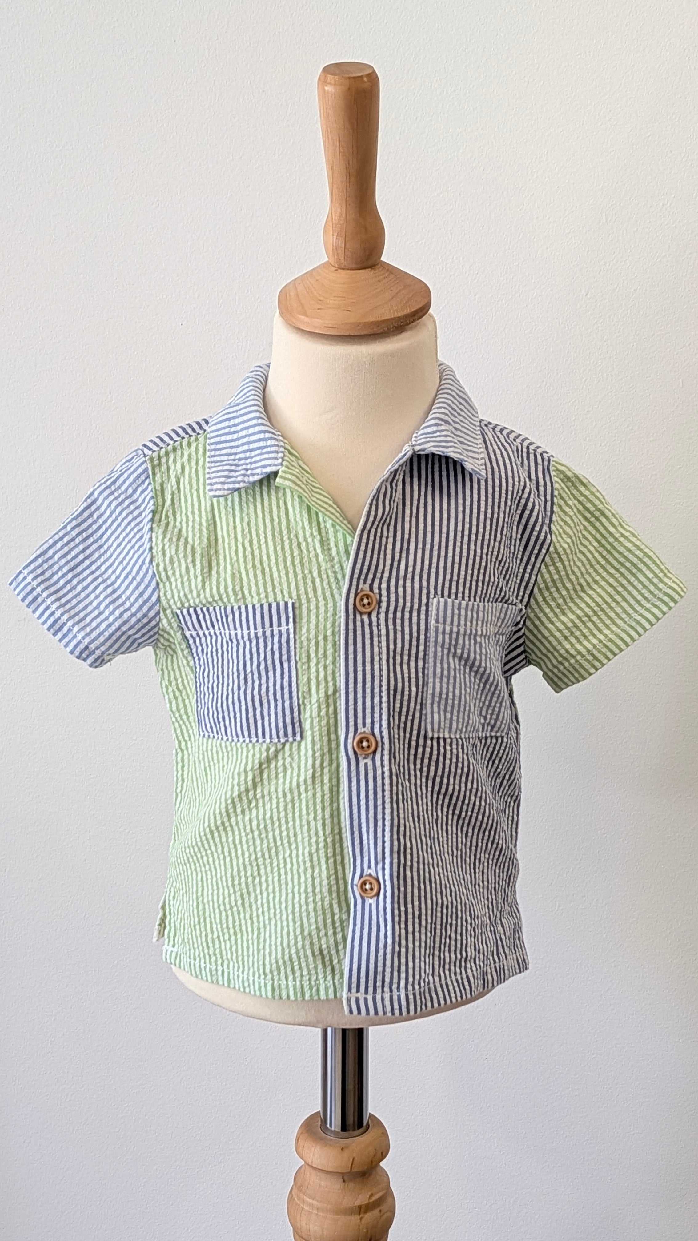 Chemise rayée Bout'chou - 6 Mois
