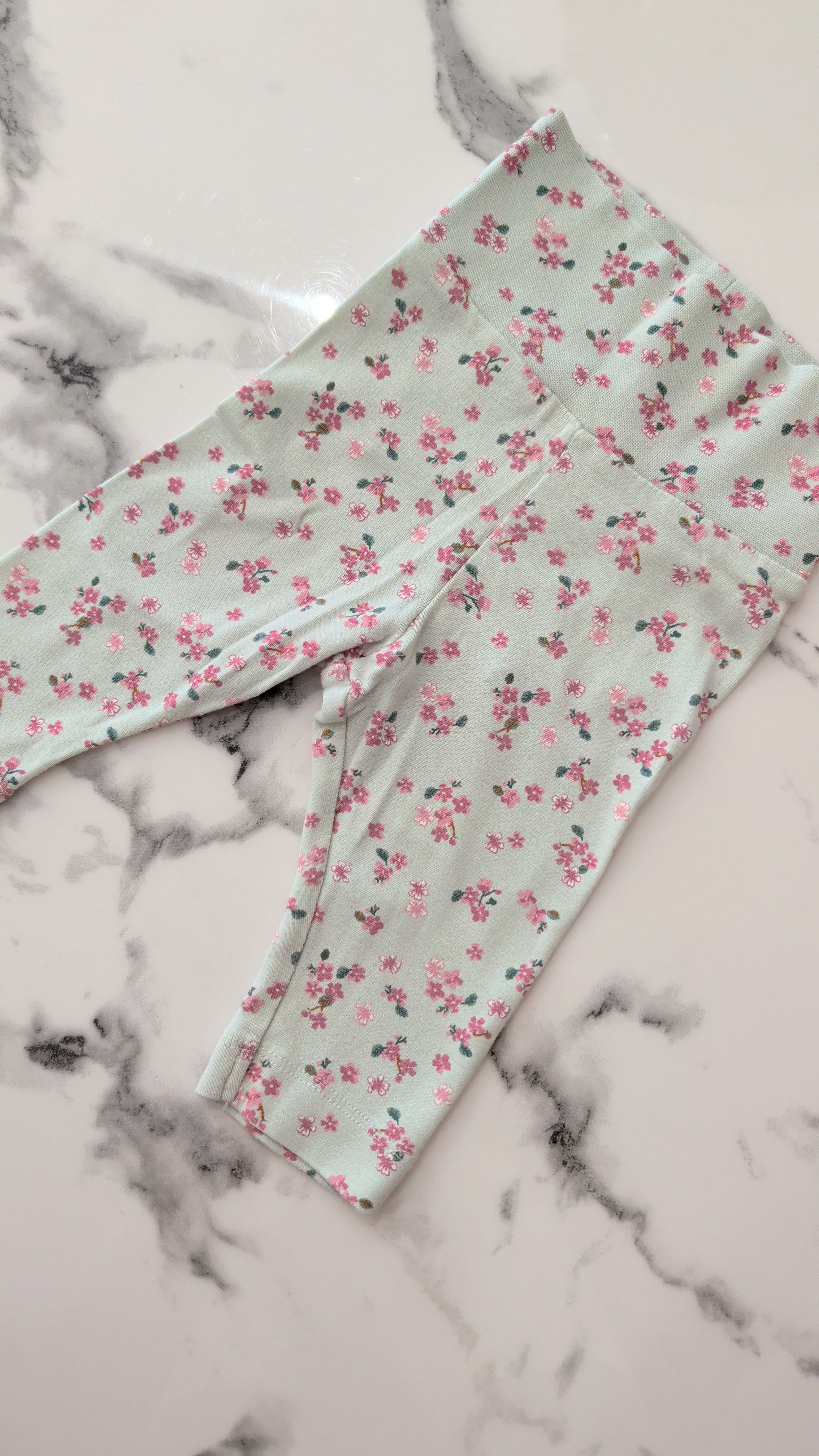 Legging H&M fleurs - 3 Mois