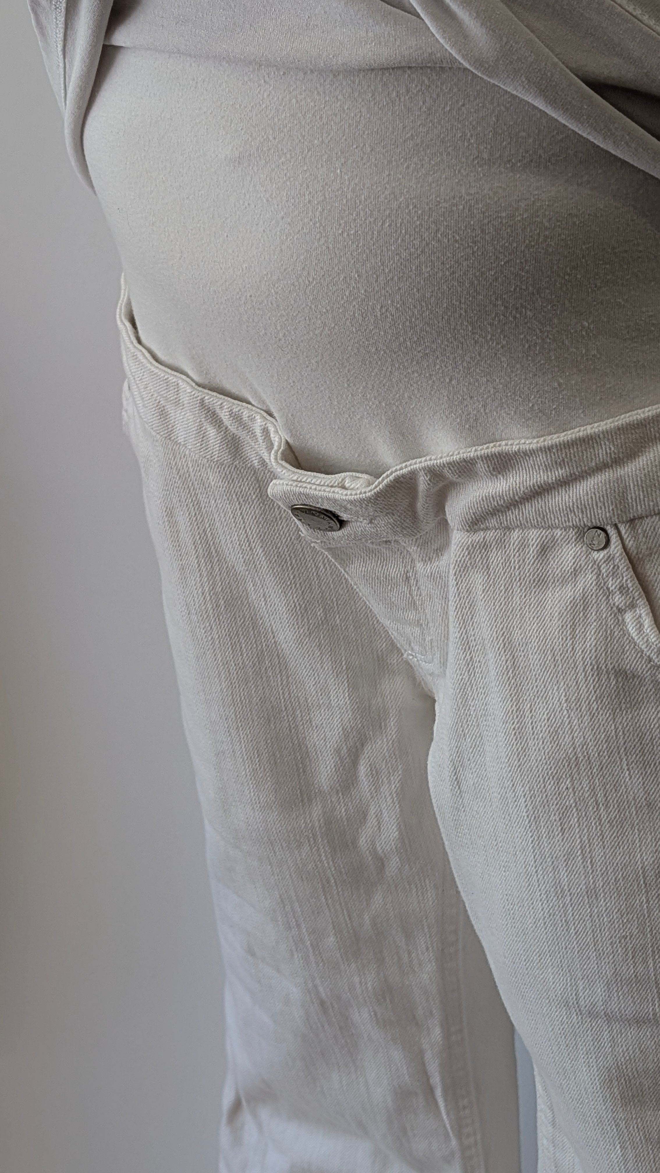Jeans blanc Zara for Mum - L