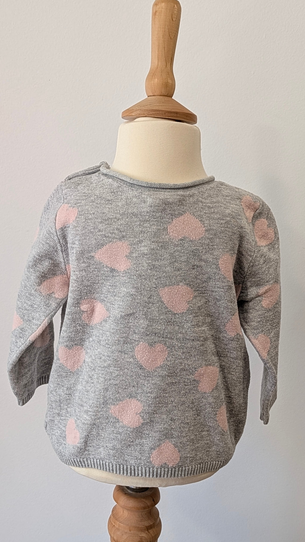 Pull coeur H&M - 6 Mois