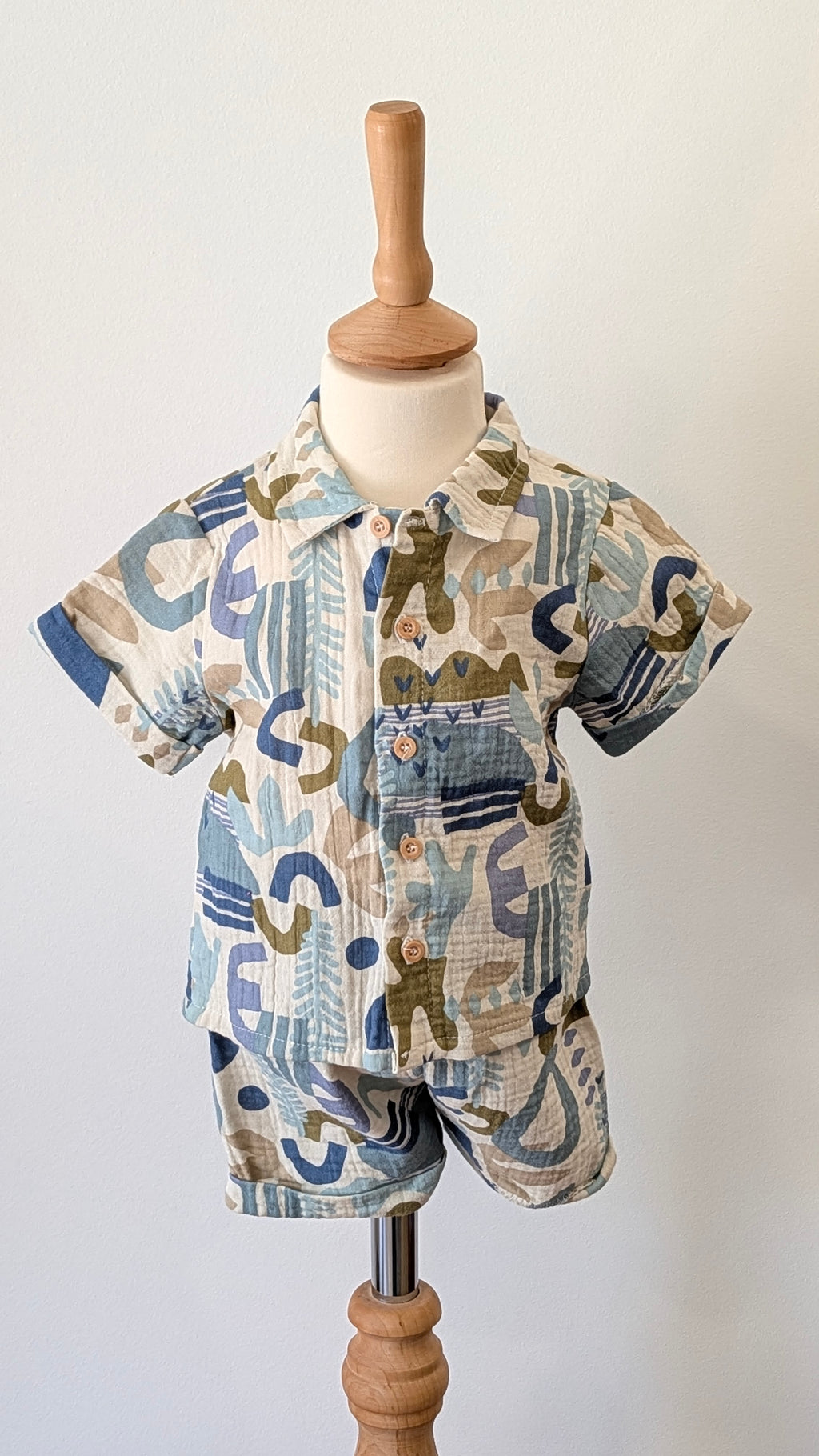 Ensemble Gaze de coton - 6 mois